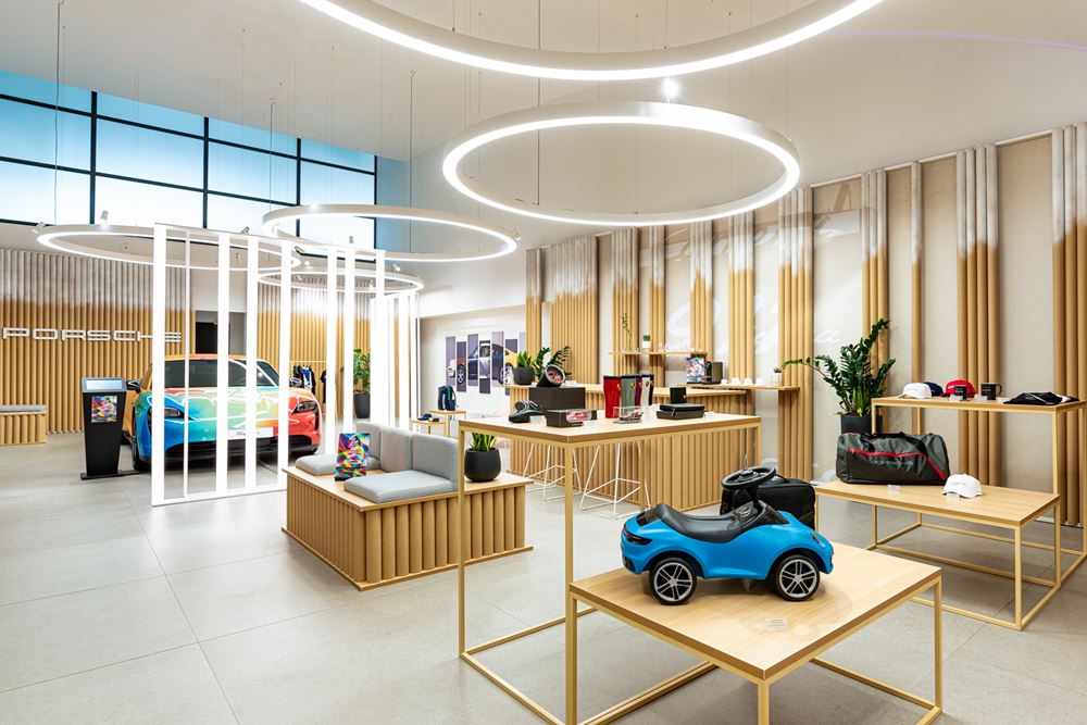 Porsche Golden Hall pop-up store