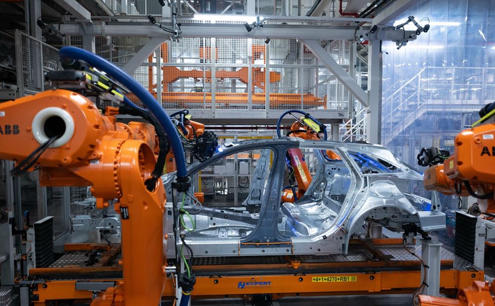 Audi A5 γραμμή παραγωγής στο εργοστάσιο του Neckarsulm