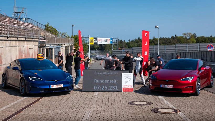 Tesla Model S Plaid Nurbirgring Record