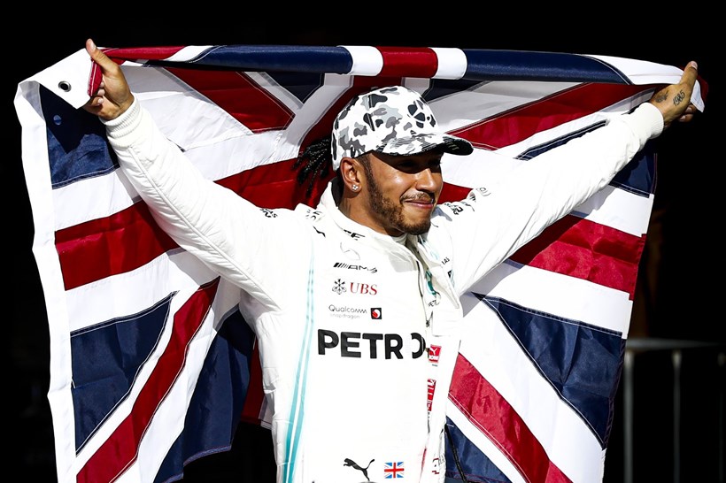 Lewis Hamilton English Flag