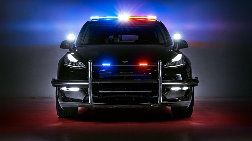 Tesla Model Y police car
