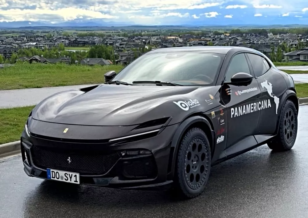 Ferrari Purosangue διάσχιση Panamericana