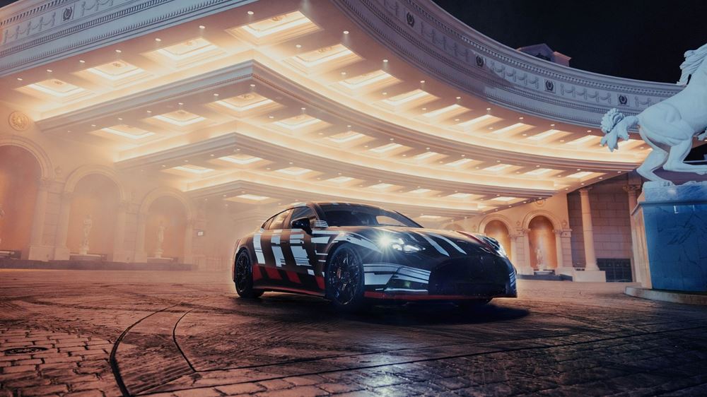 Mercedes-AMG GT 4-door coupe Brad Pitt George Russell