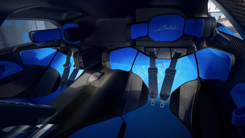 Bugatti Bolide εσωτερικό