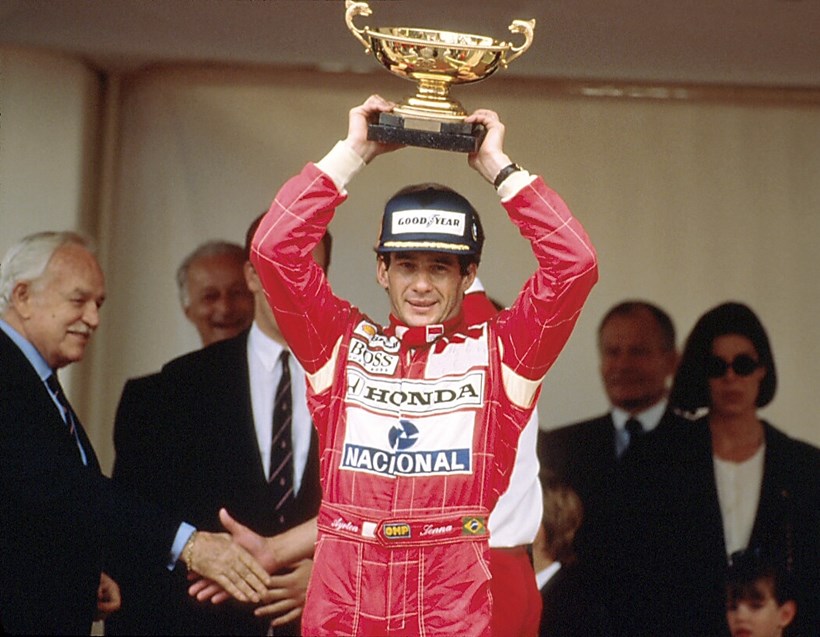 Ayrton Senna Grand Prix Monaco απονομή