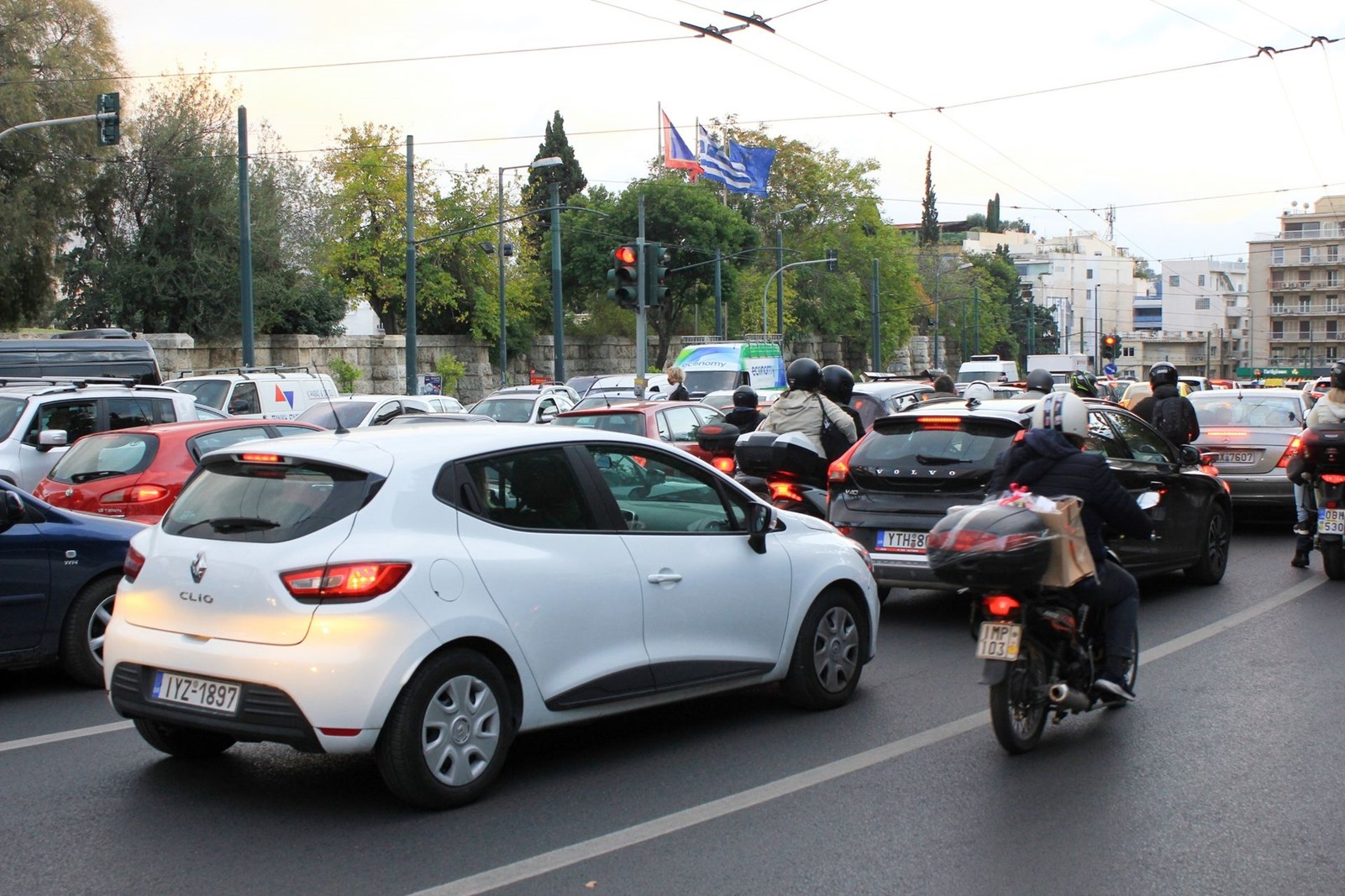 Αθήνα κυκλοφορία αυτοκινήτων