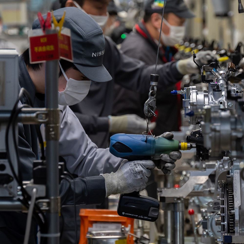Εργοστάσιο κινητήρων Nissan στη Yokohama