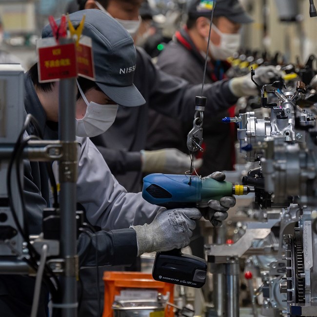 Εργοστάσιο κινητήρων Nissan στη Yokohama