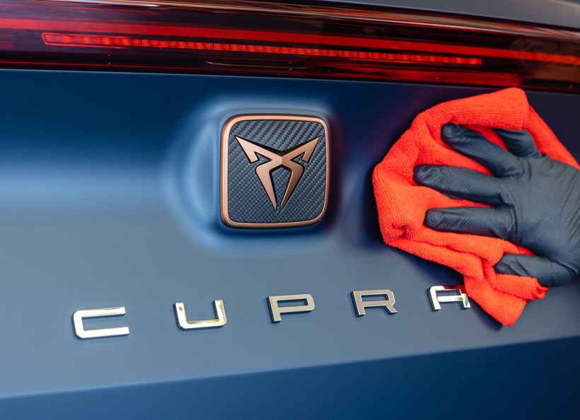 Cupra Logo λογότυπο σε αυτοκίνητο