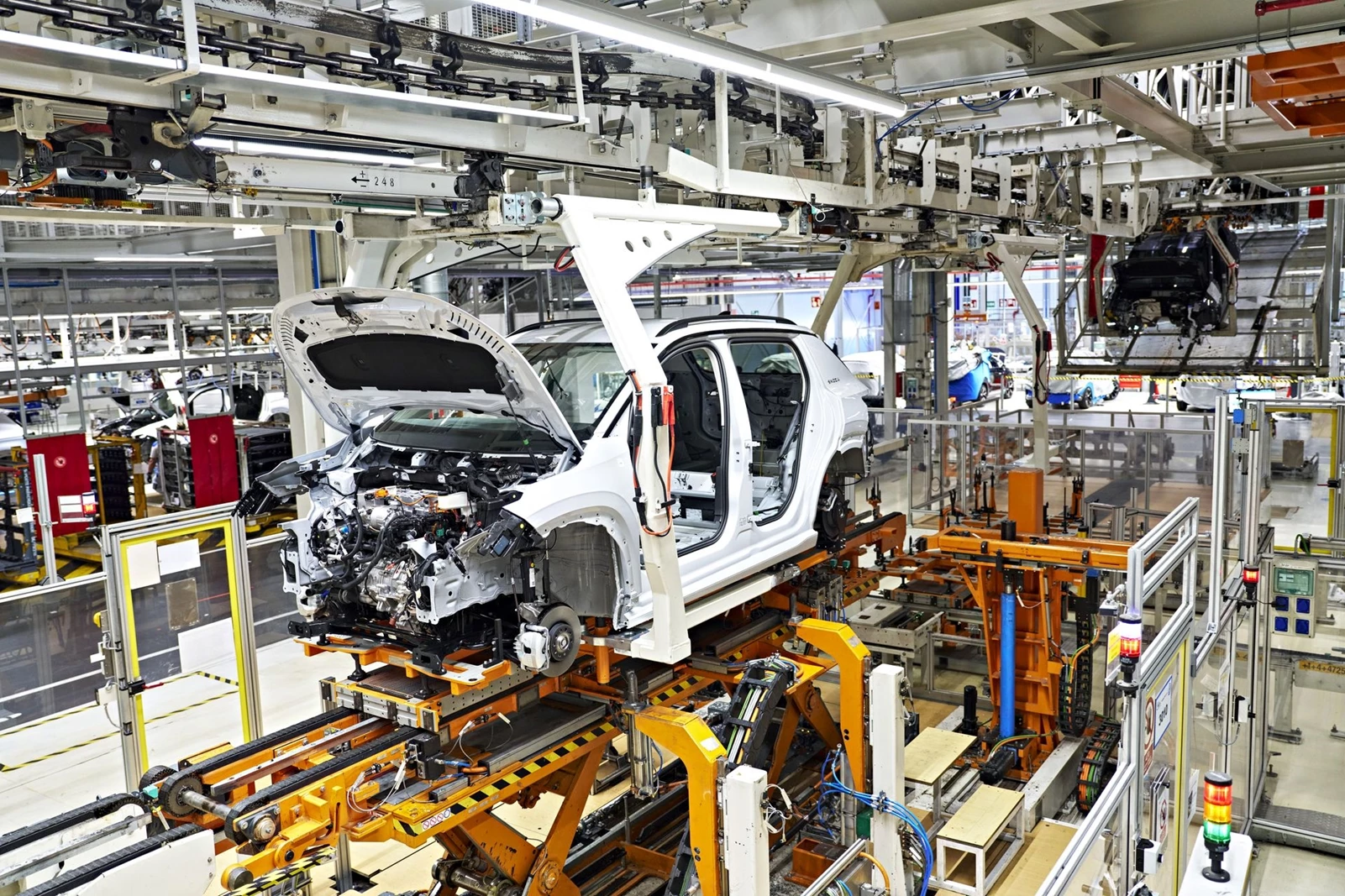 Skoda Epiq γραμμή παραγωγής εργοστάσιο Ναβάρα Ισπανία