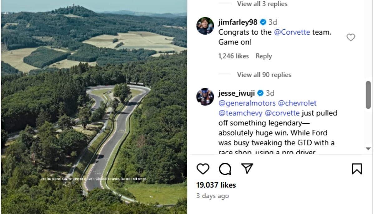 Jim Farley comment Corvette