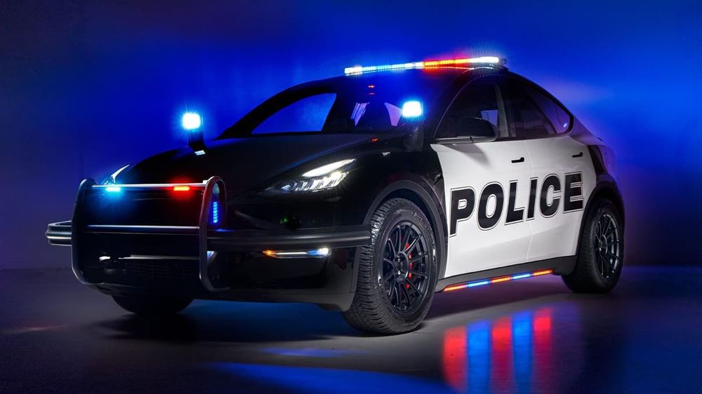 Tesla Model Y police car