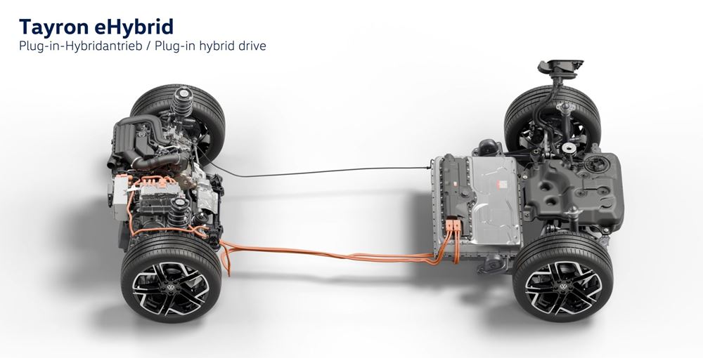 VW Tayron PHEV system