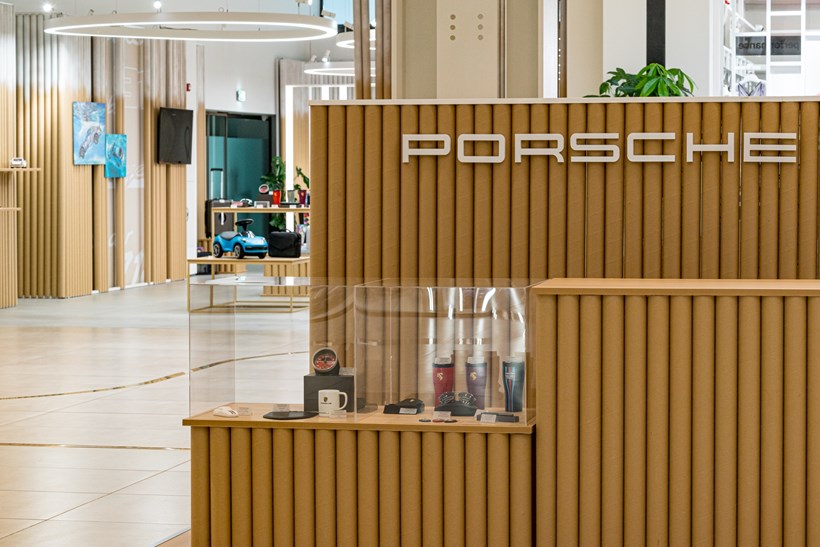 Porsche Golden Hall pop-up store
