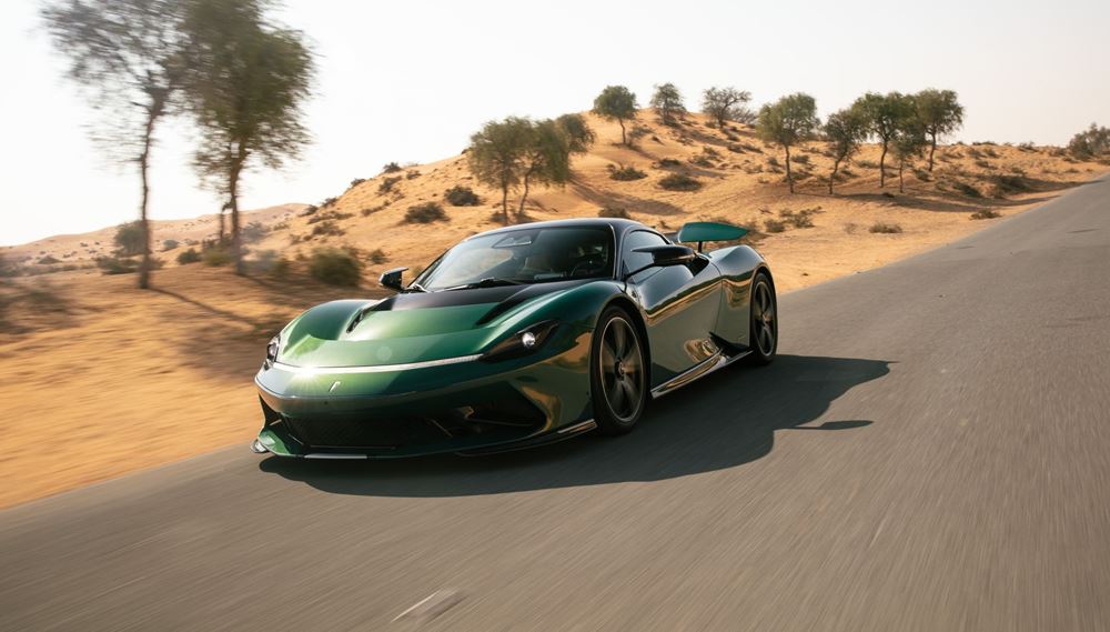Pininfarina Battista ρεκόρ επιτάχυνσης και φρεναρίσματος