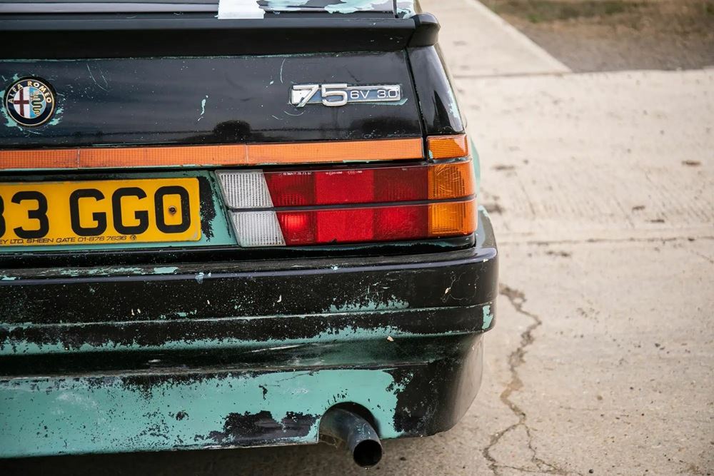 Alfa Romeo 75 Top Gear auction