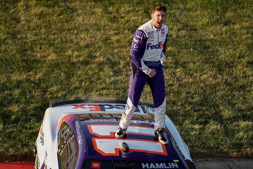 Denny Hamlin Nascar Richmond