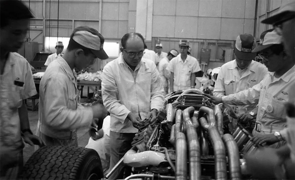 Honda F1 retro Soichiro Honda