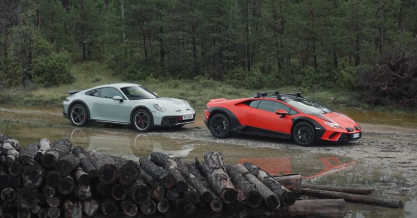 Porsche 911 Dakar και Lamborghini Huracan Sterrato