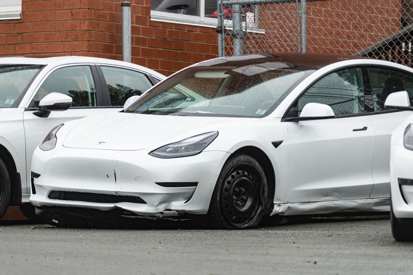 EV collision