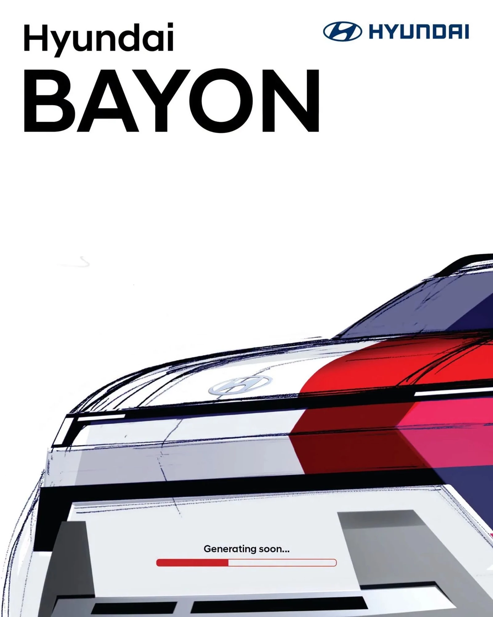 Hyundai Bayon teaser