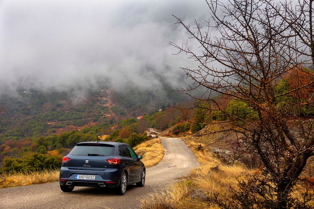 SEAT Ibiza ταξιδιωτικό Δυτικά Τζουμέρκα