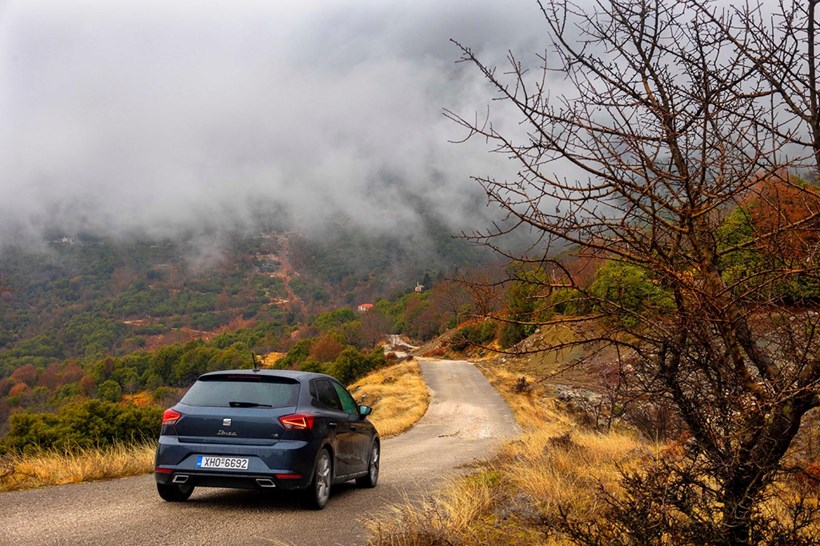 SEAT Ibiza ταξιδιωτικό Δυτικά Τζουμέρκα