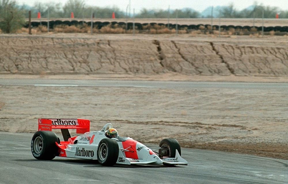 Senna Penske Indycar δοκιμή