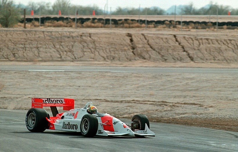 Senna Penske Indycar δοκιμή