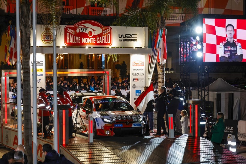 WRC Monte Carlo Rally Start