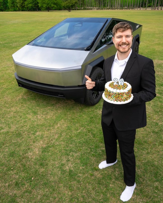 Mr Beast Giveaway 26 Tesla