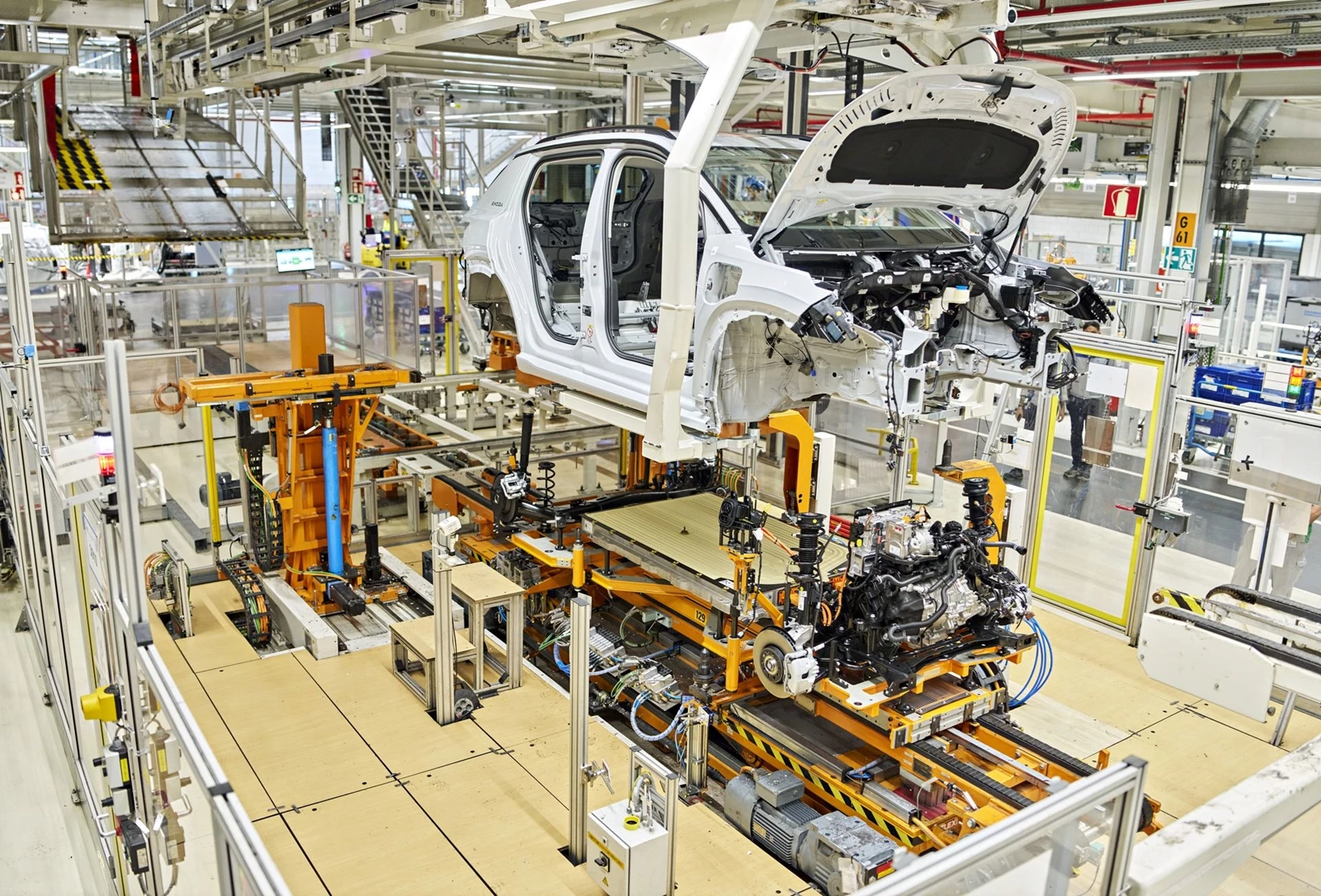 Skoda Epiq γραμμή παραγωγής εργοστάσιο Ναβάρα Ισπανία