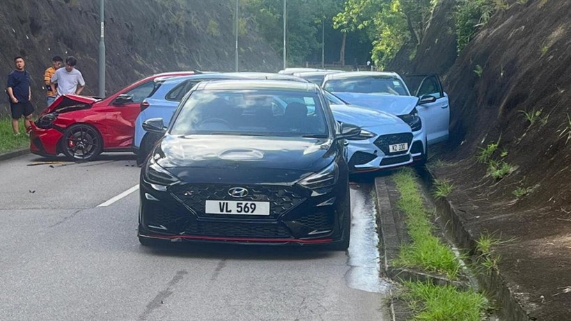 Hyundai i30 N accident
