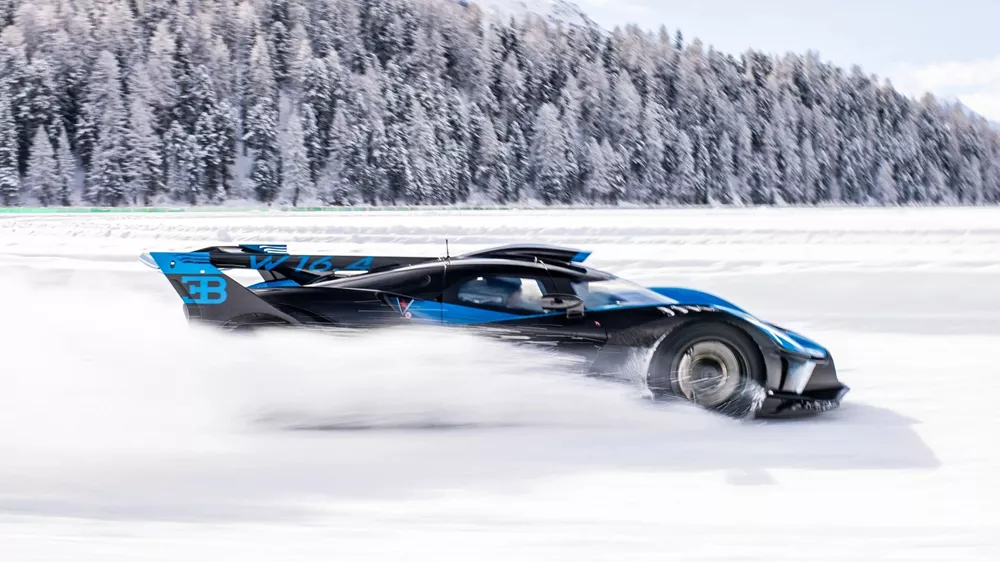 Bugatti Bolide ICE St Moritz