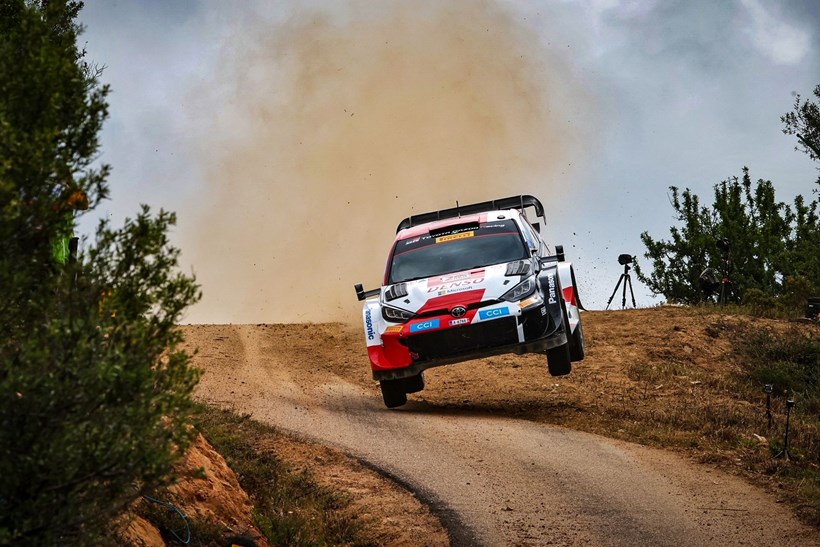 Sebastien Ogier Ράλι Σαρδηνίας Toyota Yaris WRC