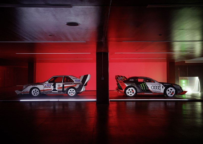 Ken Block ELECTRIKHANA Las Vegas Audi S1 HOONITRON