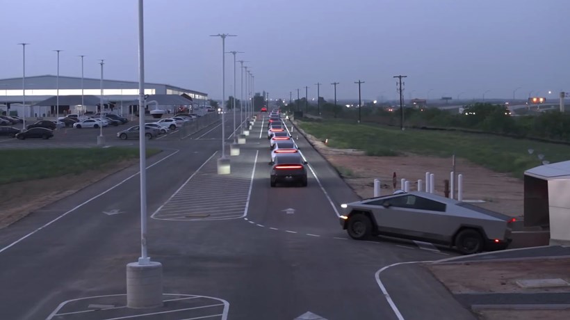 Tesla FSD Unsupervised Gigafactory Texas