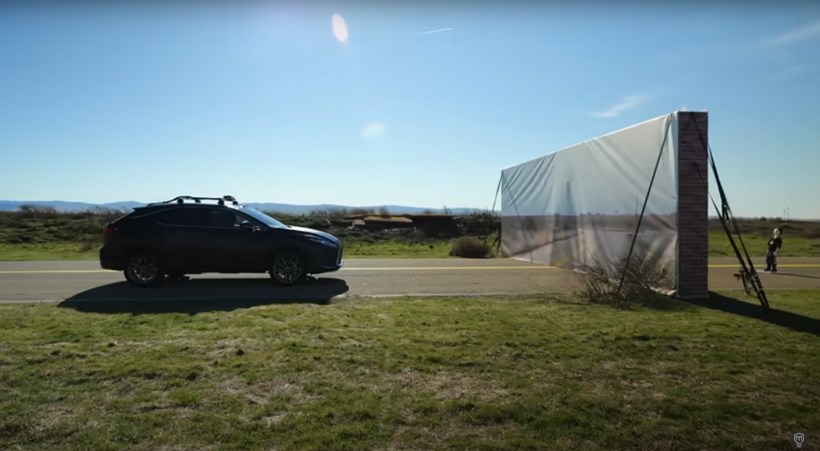 Lexus RX LiDAR test