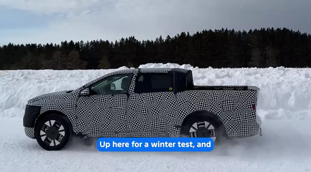 Ford electric pickup teaser