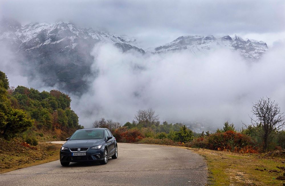 SEAT Ibiza ταξιδιωτικό Δυτικά Τζουμέρκα