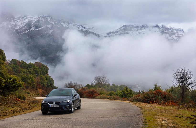 SEAT Ibiza ταξιδιωτικό Δυτικά Τζουμέρκα