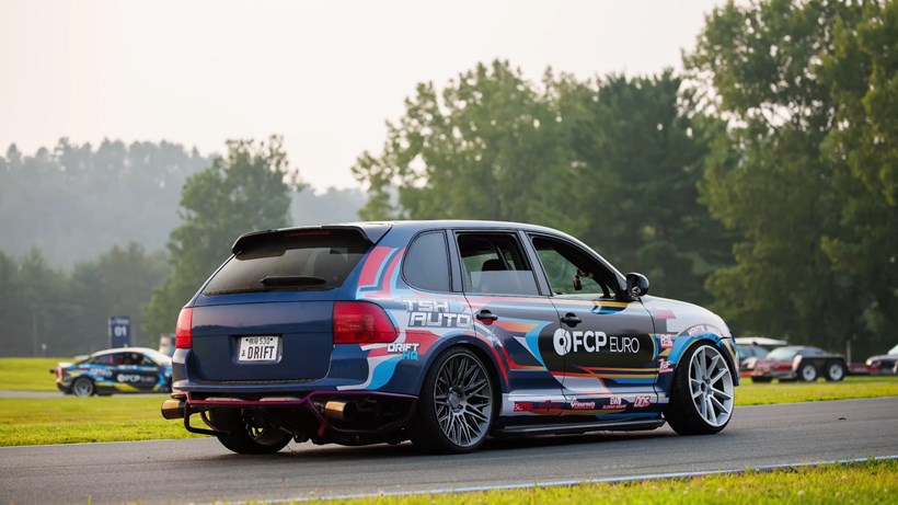 Porsche Cayenne SUV Drift