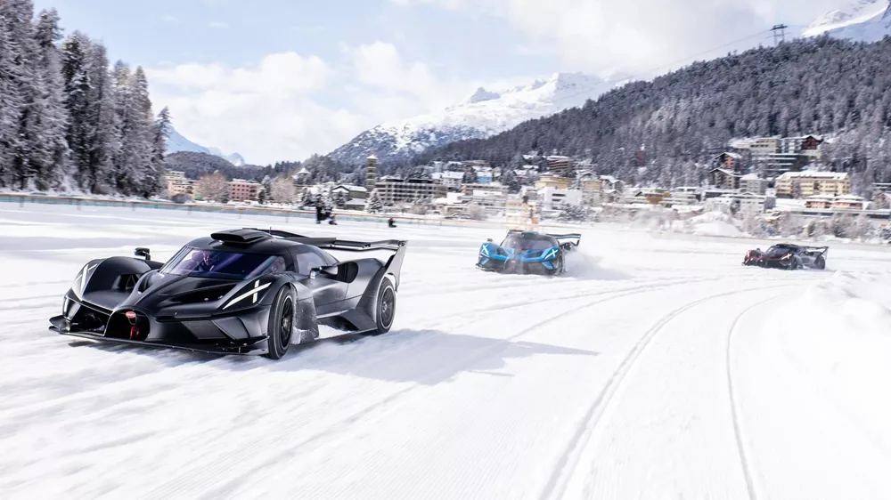 Bugatti Bolide ICE St Moritz