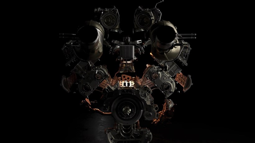 Lamborghini Temerario κινητήρας V8
