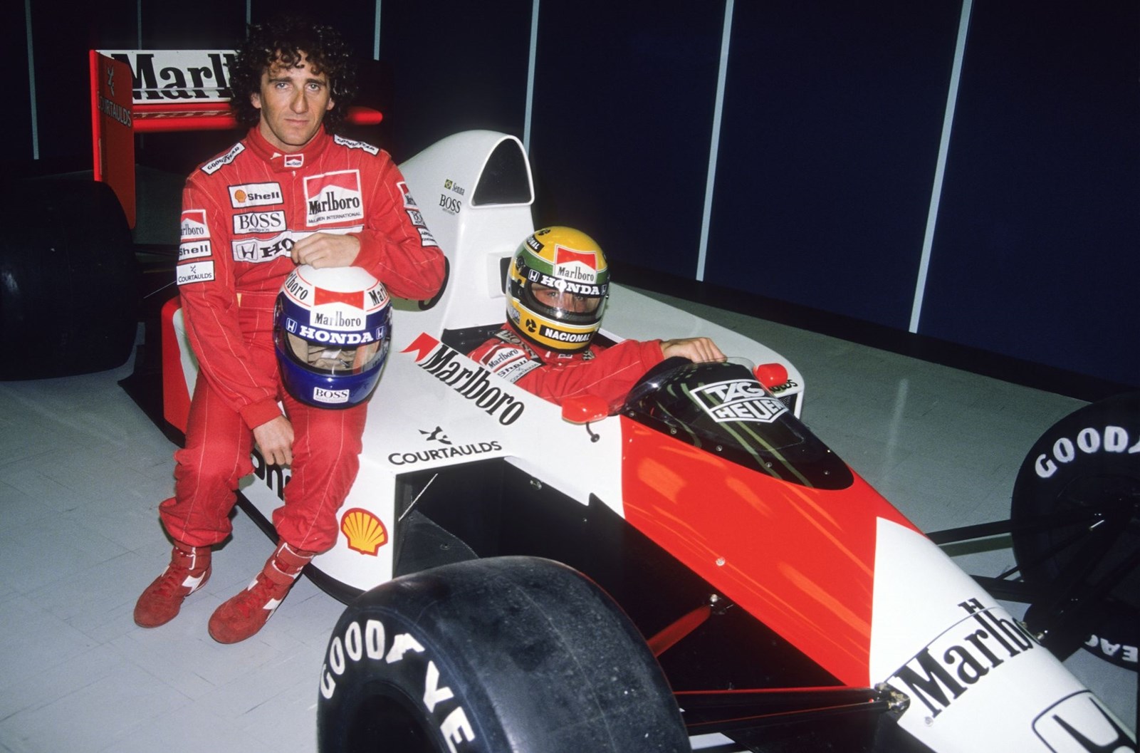 McLaren Alain Prost Ayrton Senna