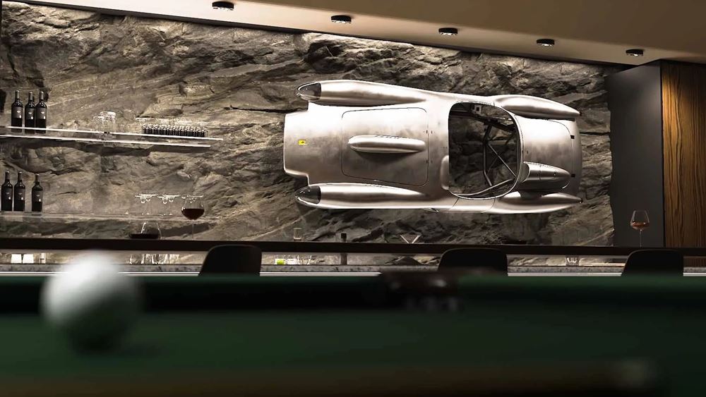 Ferrari 250 Testa Rossa γλυπτό έργο τέχνης