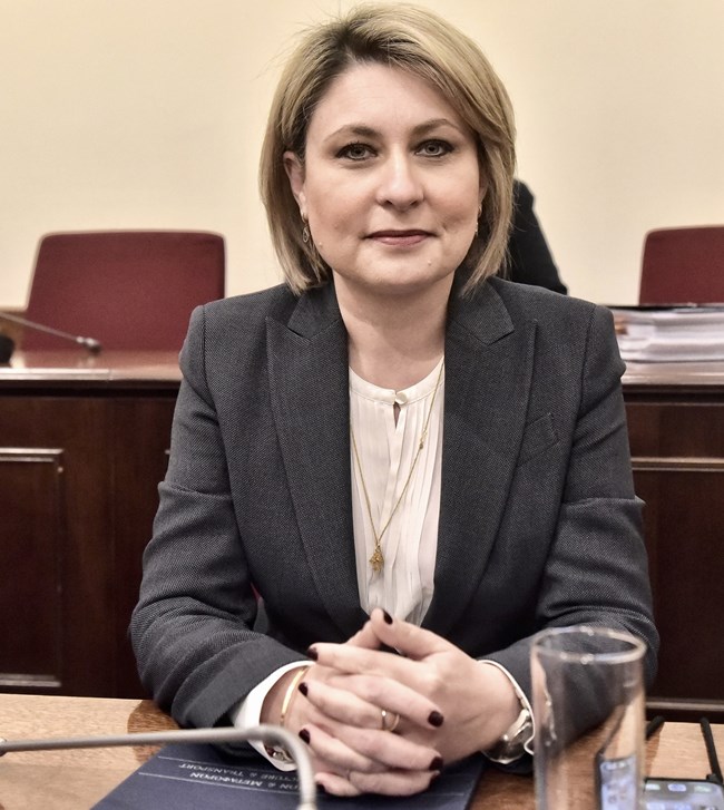 Χριστίνα Αλεξοπούλου Υφυπουργός Μεταφορών