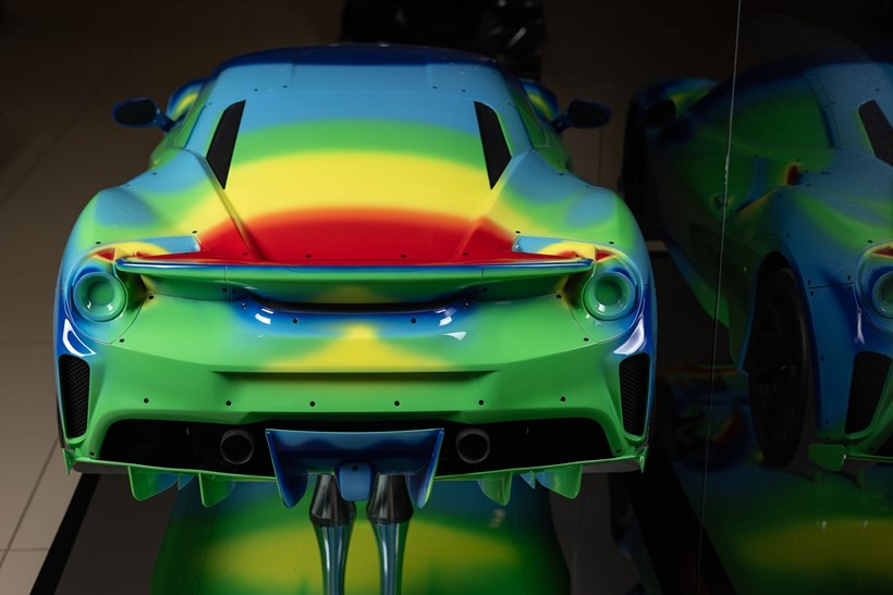 Ferrari 488 Pista γλυπτό μοντέλο υπο κλίμακα