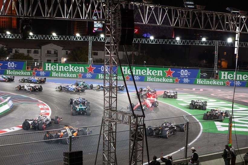 F1 Las Vegas Grand Prix αγώνας Κυριακής εκκίνηση