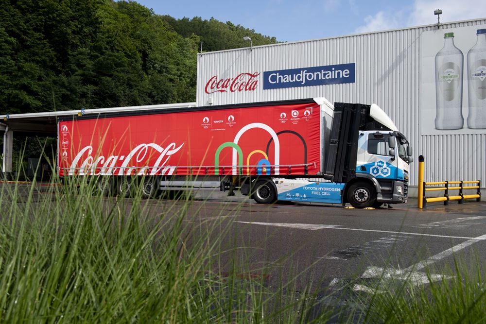 Toyota Φορτηγό υδρογόνου για την Coca Cola